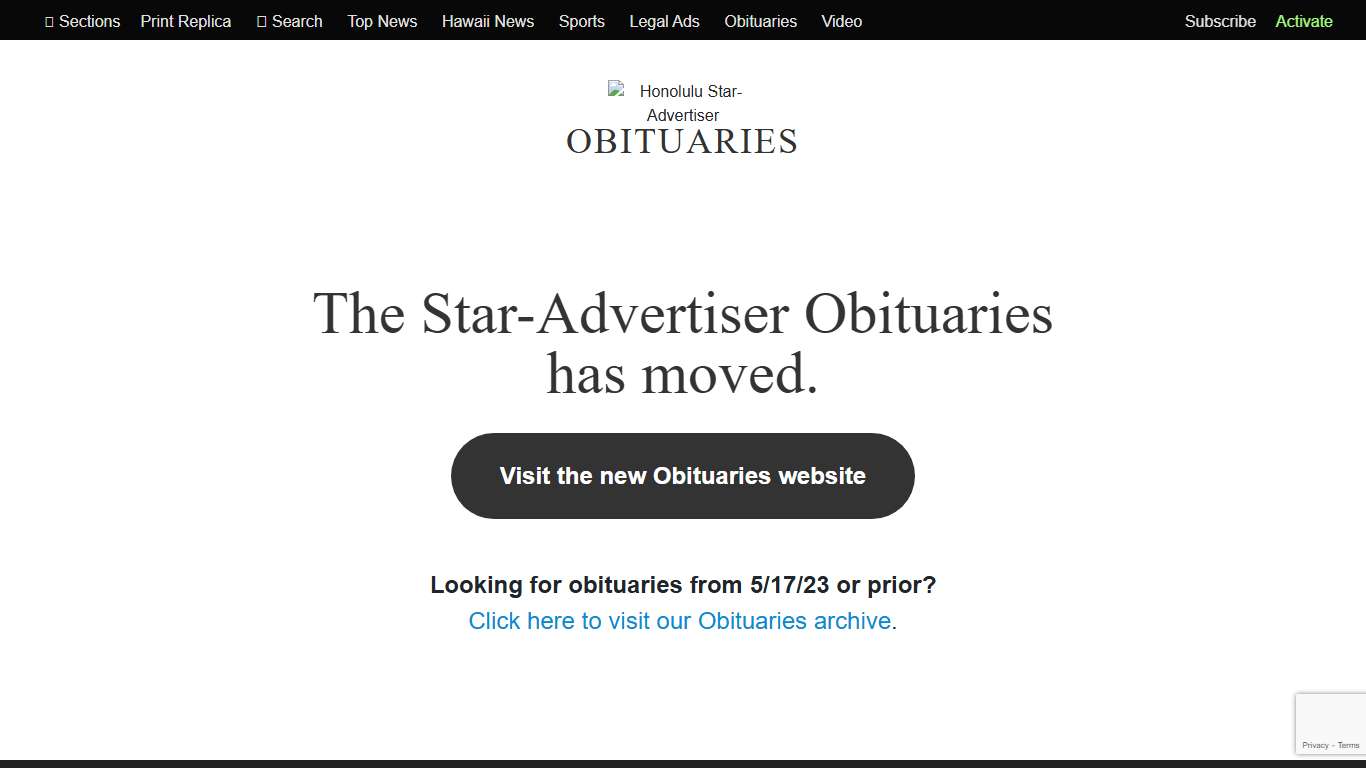 Hawaii Obituaries Honolulu Star-Advertiser